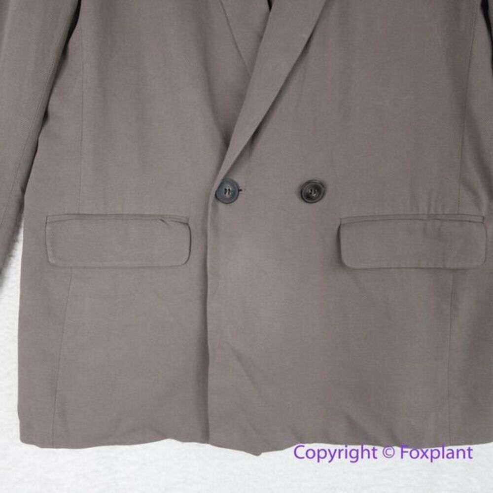 New! Madewell Drapeweave Caldwell Double Breasted Blaze‎ in taupe, size S - Picture 3 of 13